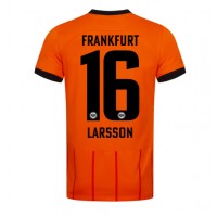 Dres Eintracht Frankfurt Hugo Larsson #16 Tretina 2024-25 Krátky Rukáv